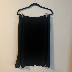 Misook XL black knit skirt